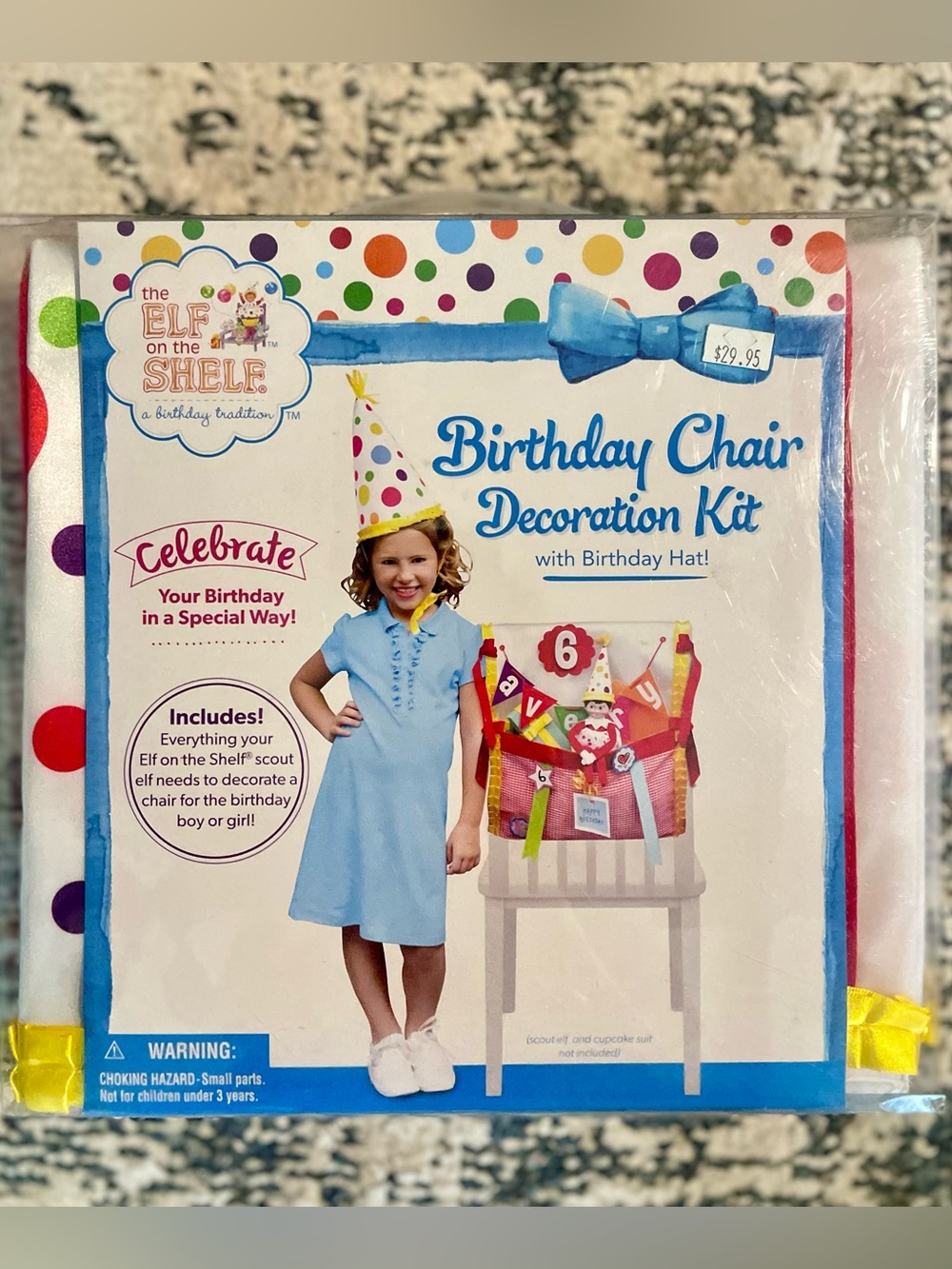 The Elf on the Shelf Birthday Chair Decoration Kit